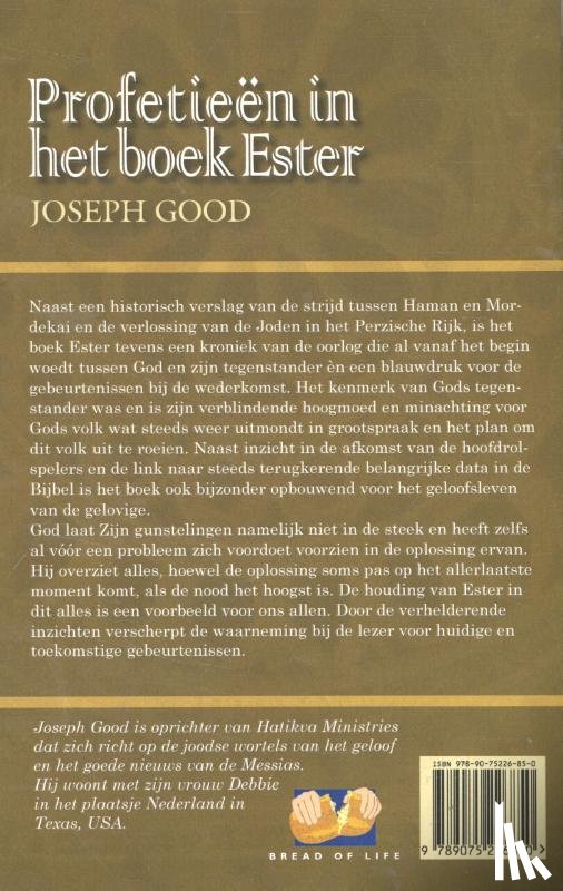 Good, Joseph - Profetieen in het boek Ester