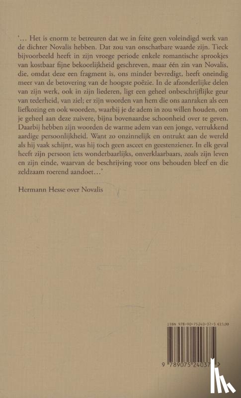 Novalis - De leerlingen te Sais