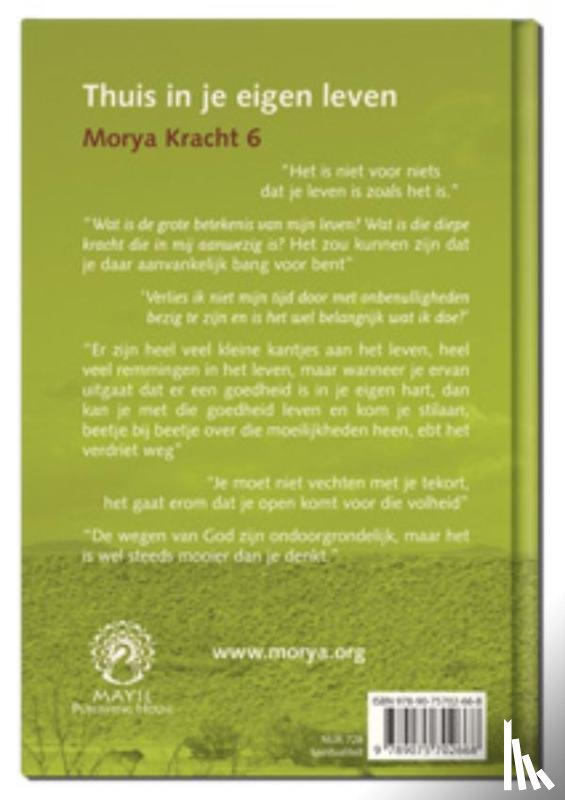 Morya, Crevits, Geert - Thuis in je eigen leven