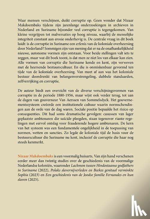 Makdoembaks, Nizaar - Corruptie in Suriname