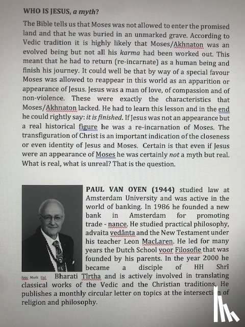 Oyen, Paul van - Who is Jesus?
