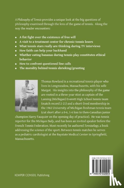 Rowland, Thomas - A philosophy of tennis