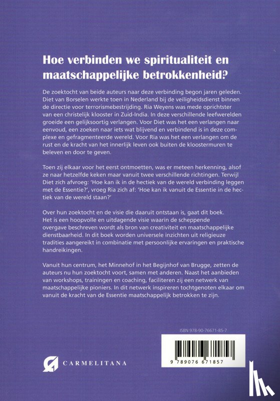 Weyens, Ria, Borselen, Diet van - Scheppende overgave