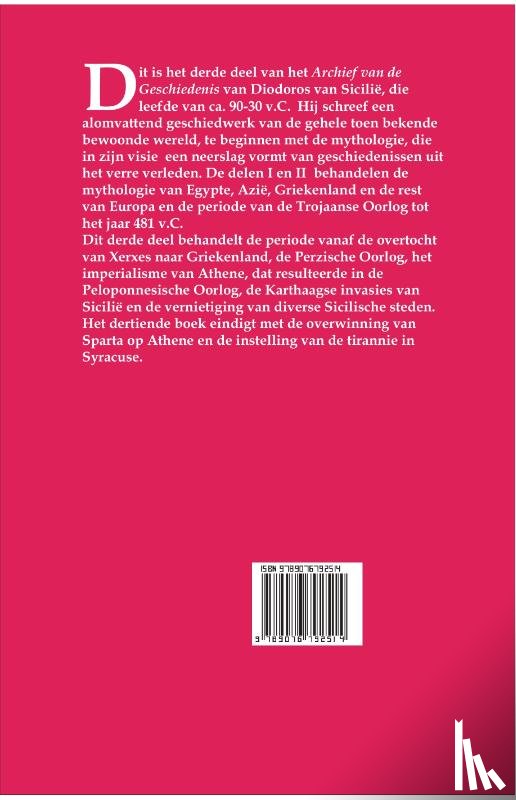 Sicilië, Diodoros van - Archief van de Geschiedenis III