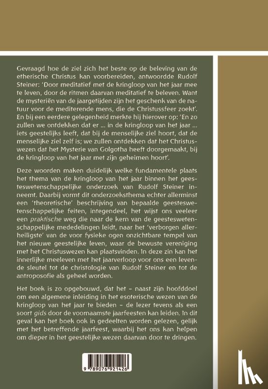 Prokofieff, Sergej O. - De kringloop van het jaar als weg tot de etherische Christus