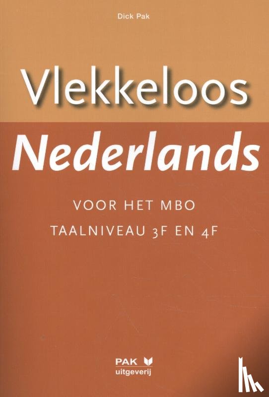 Pak, Dick - Taalniveau 3F en 4F