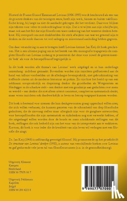 Keij, Jan - De filosofie van Emmanuel Levinas
