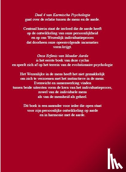 Coudenys, Henk - Karmische Psychologie 4: Aarde en Schaduw, Boek 1