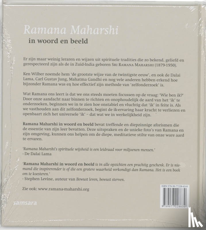 Ramana Maharshi - Ramana Maharshi in woord en beeld