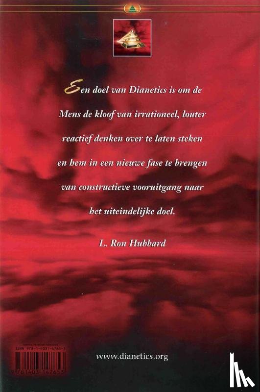 Hubbard, L. Ron - Dianetics de Oorspronkelijke These