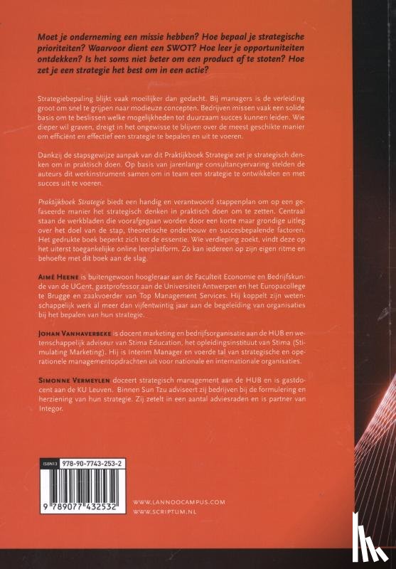 Heene, Aimé, Vanhaverbeke, Johan, Vermeylen, Simonne - Praktijkboek strategie