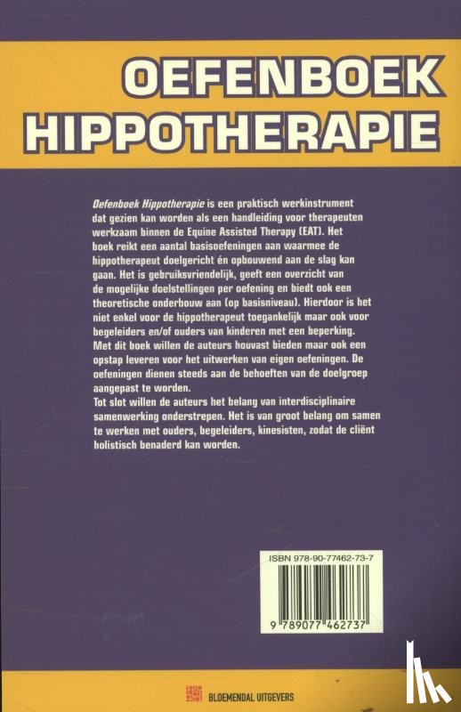 Jacob, Jill, Reynaert, Ivan - Oefenboek hippotherapie