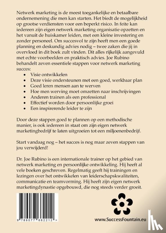 Rubino, Joe - Het 7 stappen plan om een netwerk marketing dynastie van 1.000.000 op te bouwen