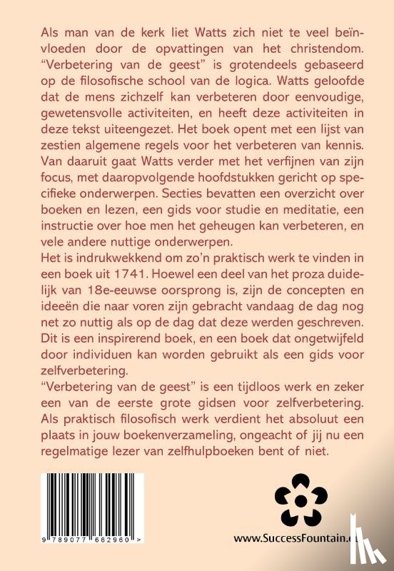 Watts, Isaac - De verbetering van de geest