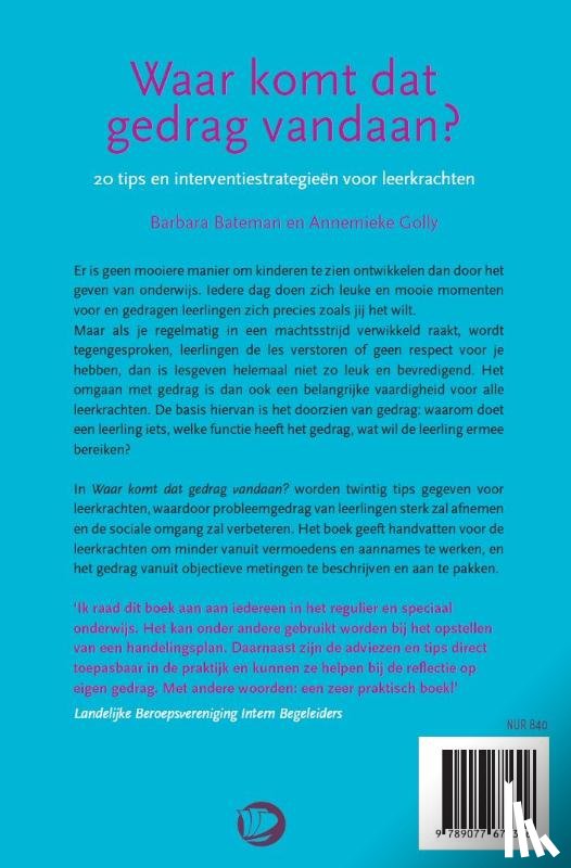 Bateman, B., Golly, A. - Waar komt dat gedrag vandaan?