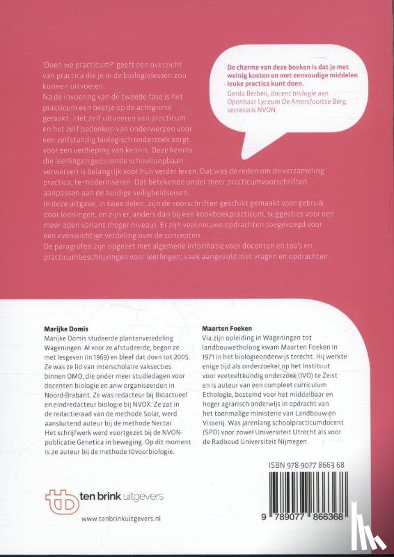 Domis, Marijke, Foeken, Maarten - Thema's uit de Biologie