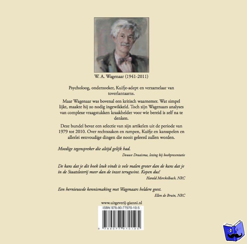 Wagenaar, Willem Albert - Eenvoudige dingen die we nooit zullen leren