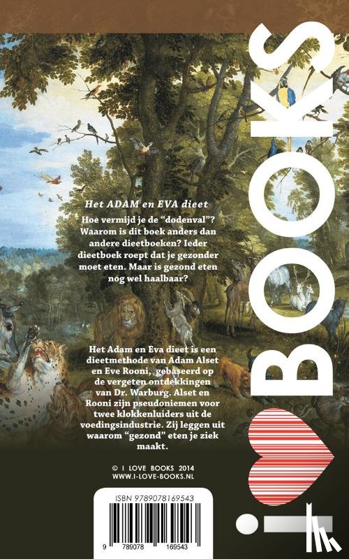 Alset, Adam, Rooni, Eve - Het Adam en Eva dieet