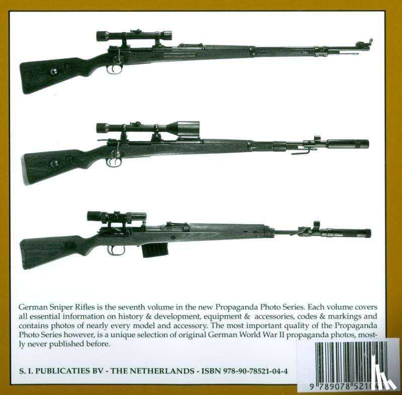 Wacker, A., Vries, G. de - German Sniper Rifles