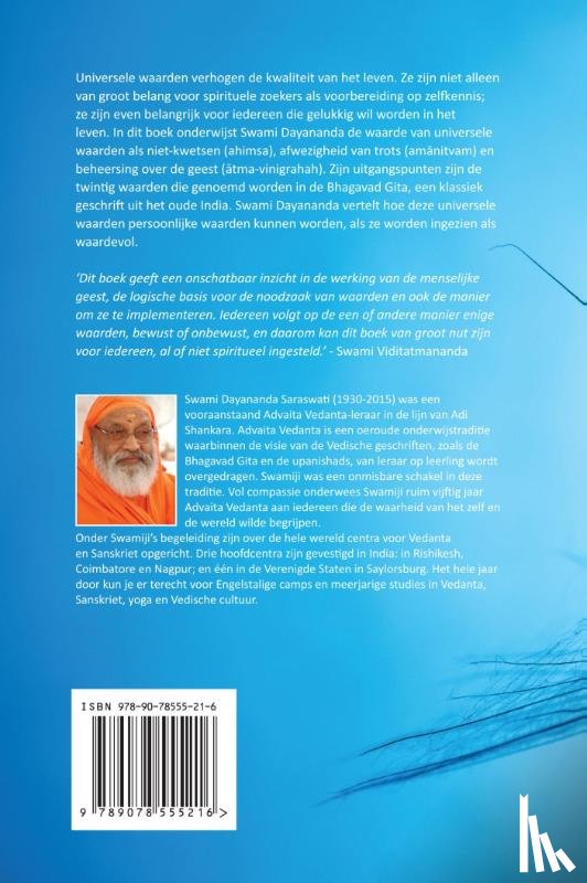 Dayananda, Swami - De waarde van waarden