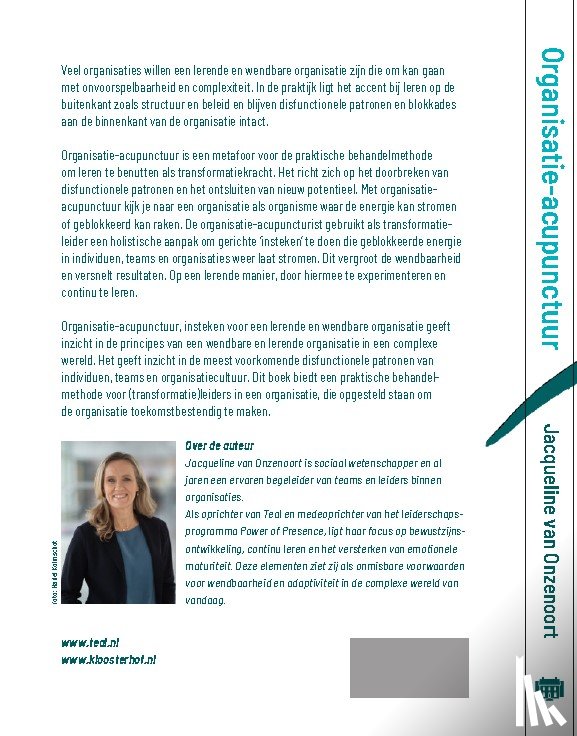 Onzenoort, Jacqueline van - Organisatie acupunctuur