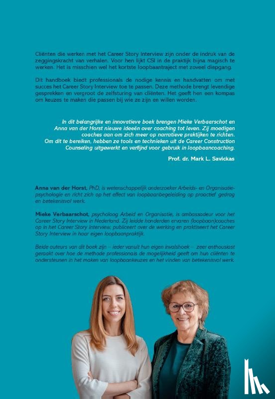 Verbaarschot, Mieke, Horst, Anna van der - Career Story Interview