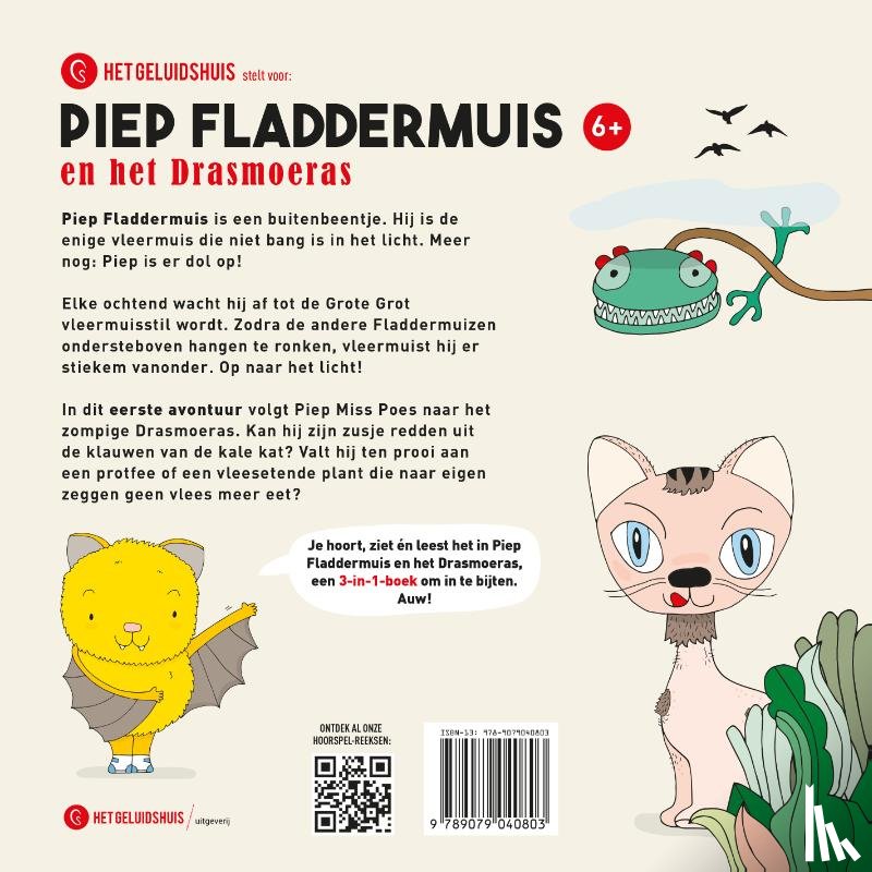 Crabeels, Kim, Brandt, Koen - Piep Fladdermuis en het drasmoeras