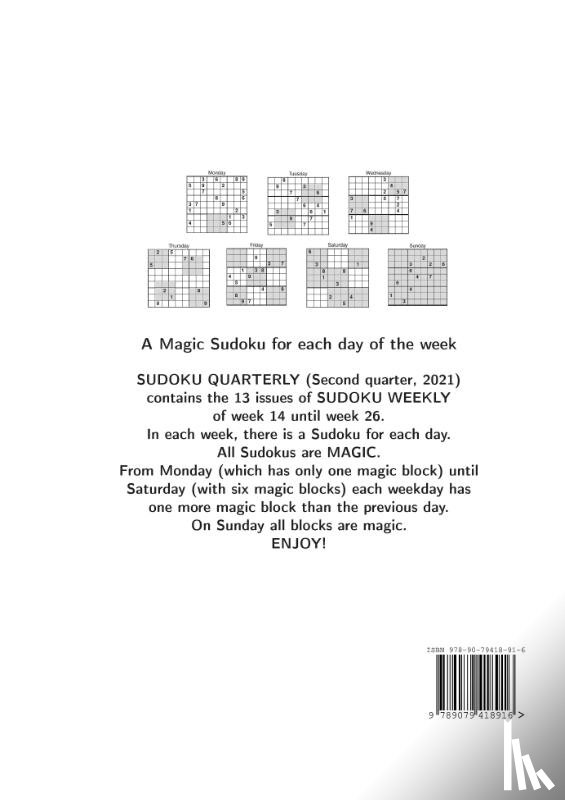 Adèr, Herman - Sudoku Quarterly