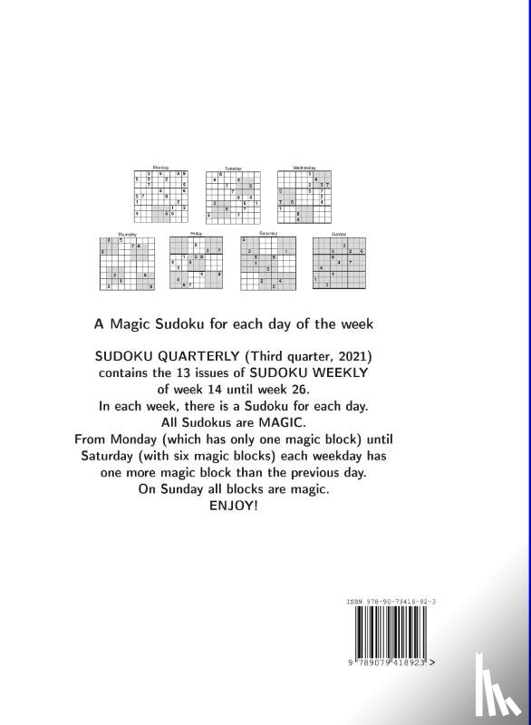 Adèr, Herman - Sudoku quarterly quarter 3