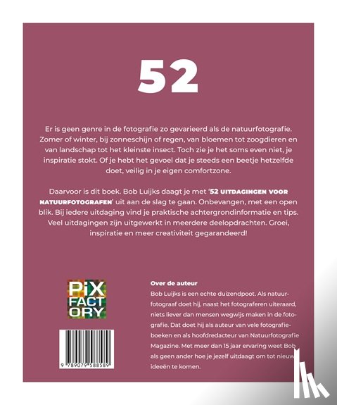 Luijks, Bob - 52 uitdagingen voor natuurfotografen