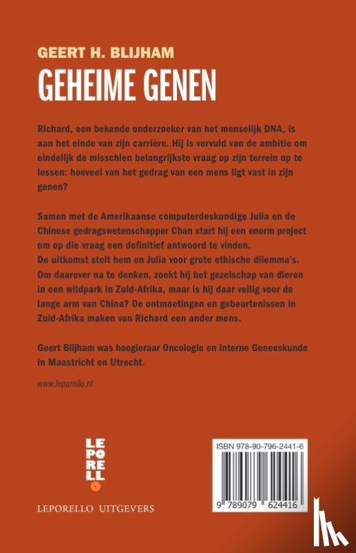 Blijham, Geert - Geheime genen