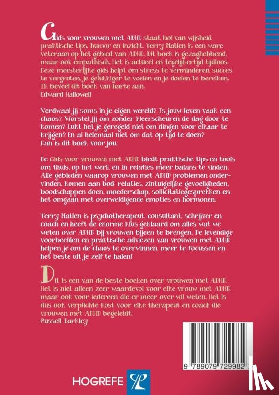Matlen, Terry - Gids voor vrouwen met ADHD