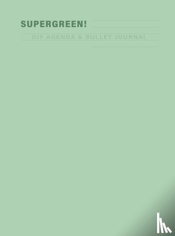  - SUPERGREEN! DIY AGENDA & BULLET JOURNAL