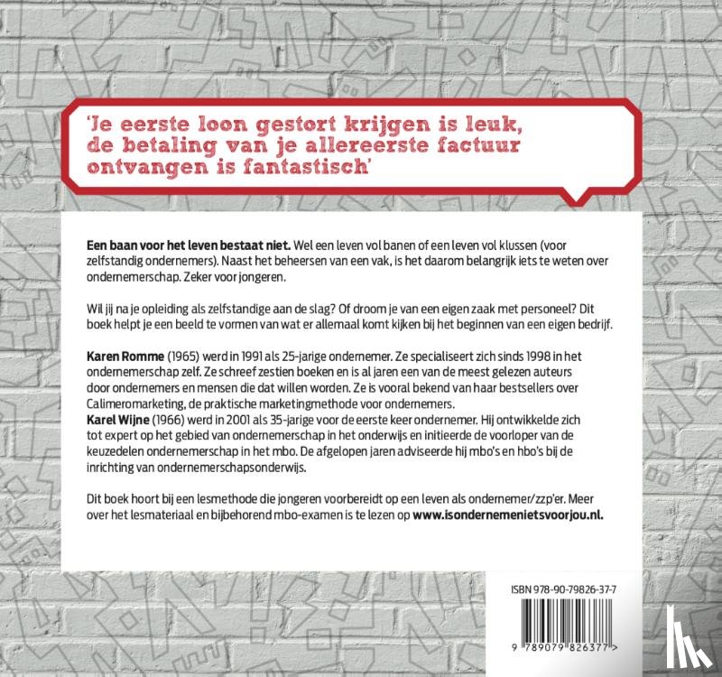 Romme, Karen, Wijne, Karel - Handboek Is ondernemen iets voor jou?