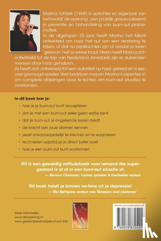 Schriek, Marina - Gefeliciteerd met je burn-out