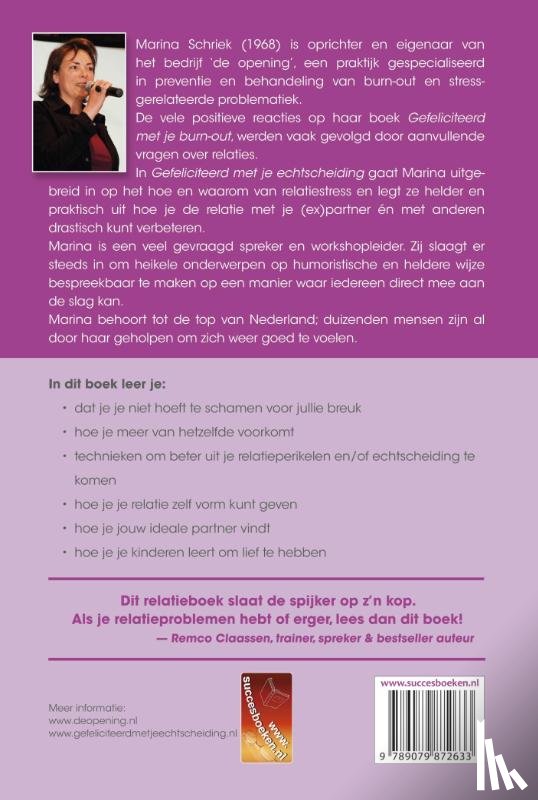 Schriek, Marina - Gefeliciteerd met je echtscheiding