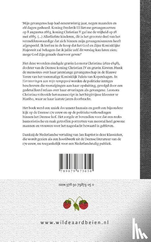 Ulfeldt, Leonora Christina, Baptist, Jan - Herinneringen aan mijn rampspoed