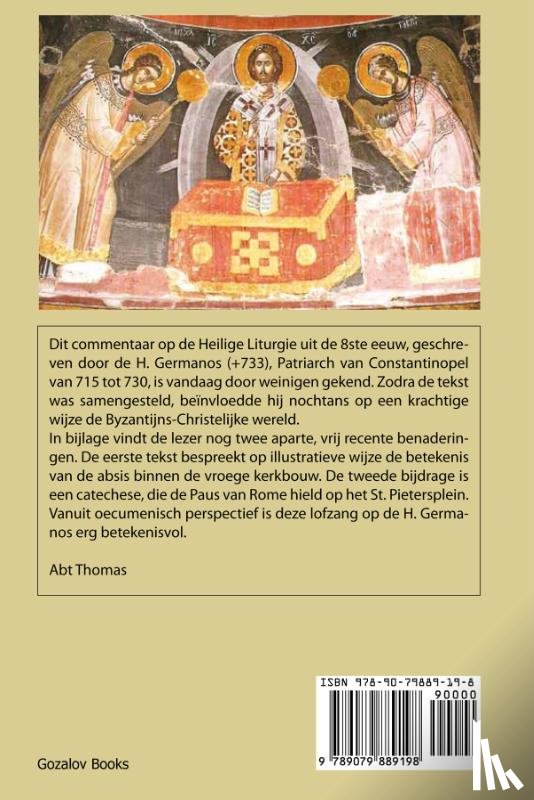 Constantinopel, G. van - Over de goddelijke liturgie