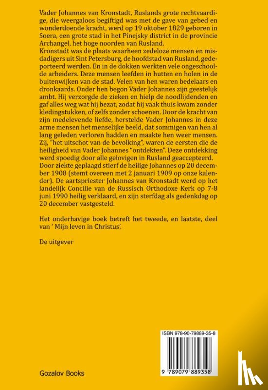 Heilige Johannes van Kronstadt - MIJN LEVEN IN