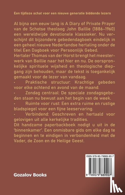 Baillie, John - Een Dagboek voor Persoonlijk Gebed