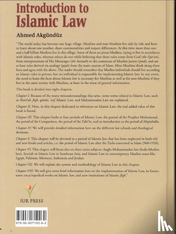 Akgündüz, Ahmed - Introduction to Islamic law