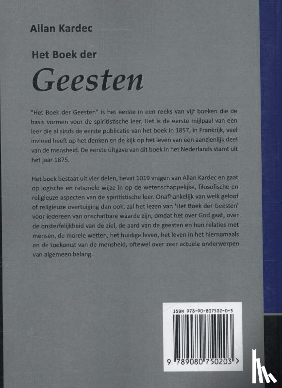 Kardec, Allan - Het boek der geesten