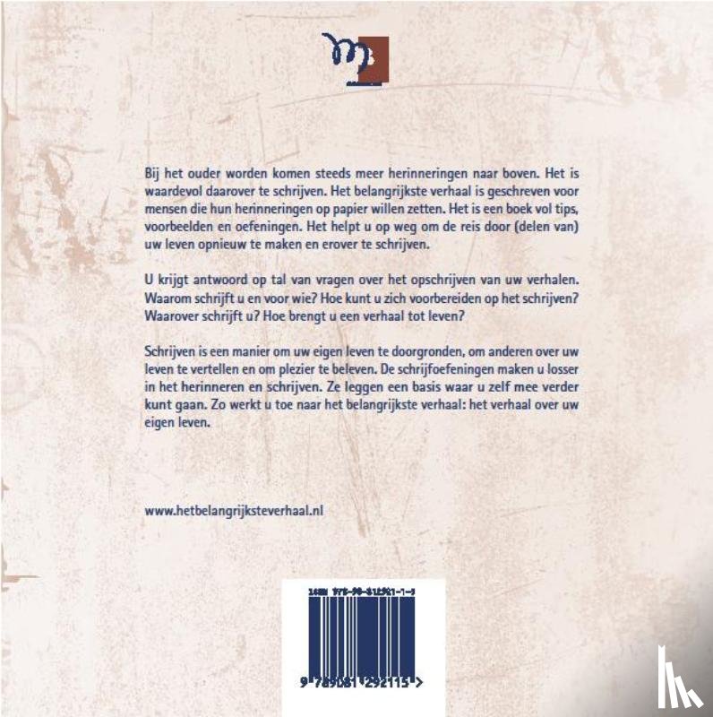 Boschman, M.J.M. - Het belangrijkste verhaal