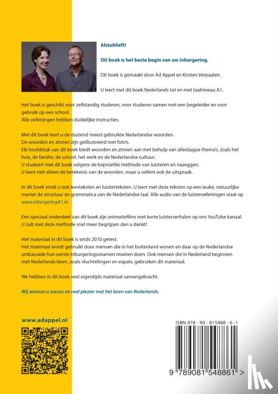 Appel, Ad, Verpaalen, Kirsten - inburgering A1