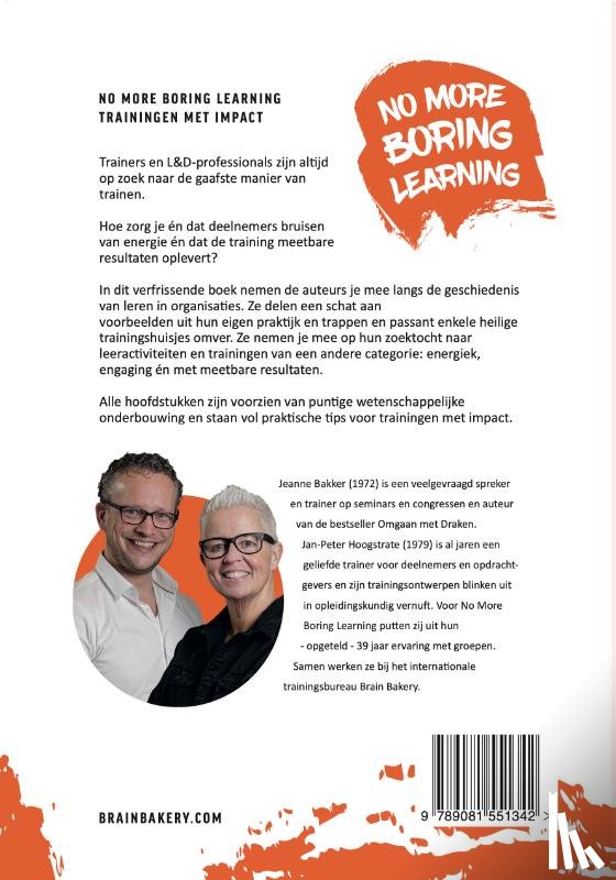 Bakker, Jeanne, Hoogstrate, Jan-Peter - No More Boring Learning