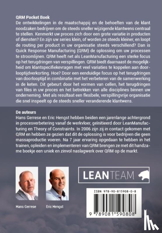 Gerrese, H., Hengst, E. - Het QRM pocketboek