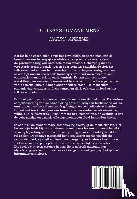Ansems, Harry - De Transhumane Mens