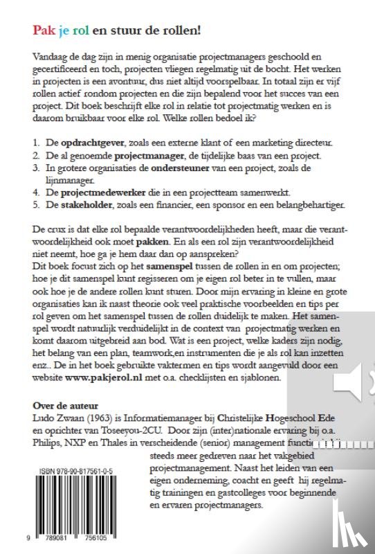 Zwaan, Ludo - Pak je rol en stuur de rollen!