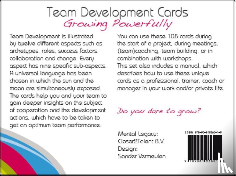 Broek, M.N.A. van den, Villhaber, S. - Team development cards