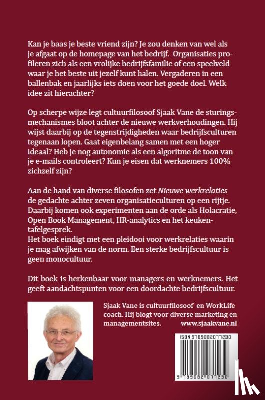 Vane, Sjaak - Nieuwe werkrelaties